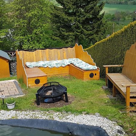 Appartamento Waldhufenidyll Koenigswalde Im Erzgebirge Konigswalde Esterno foto