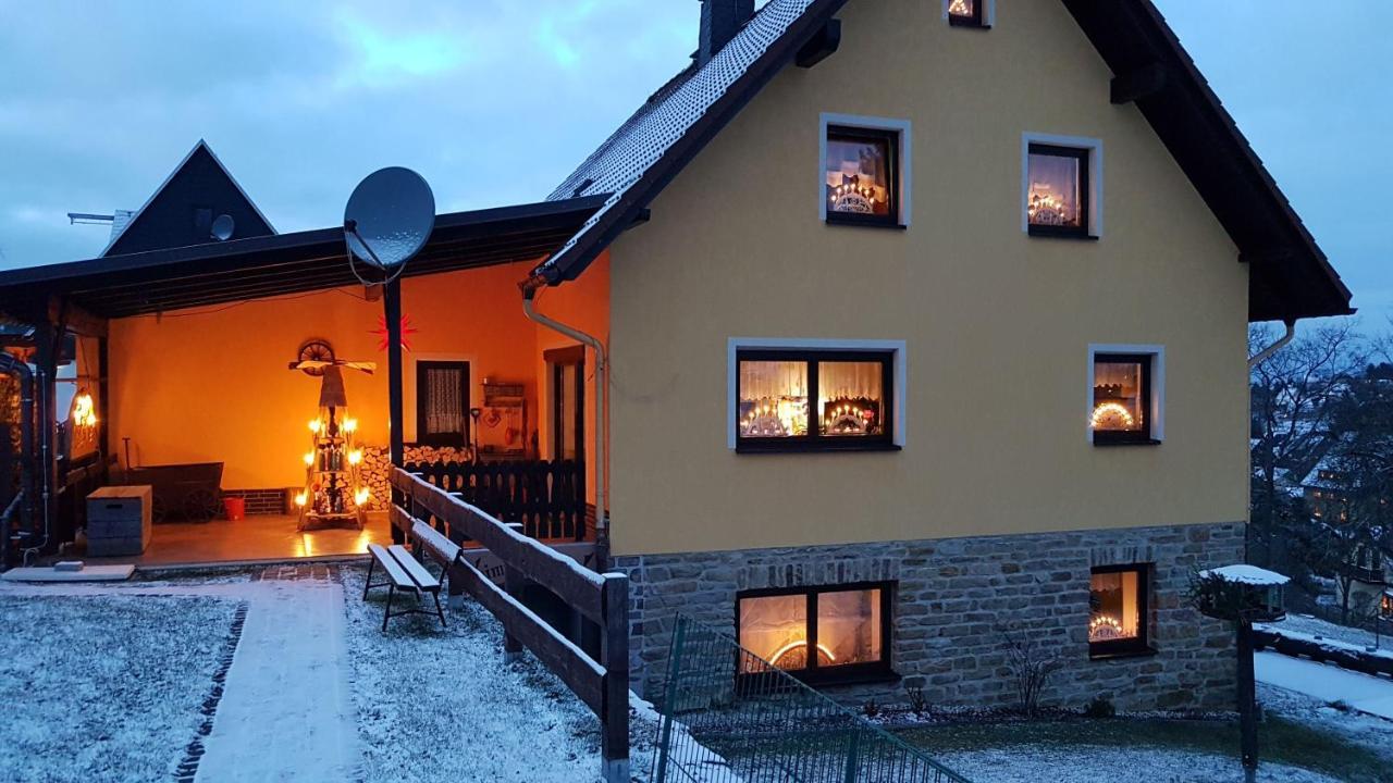 Appartamento Waldhufenidyll Koenigswalde Im Erzgebirge Konigswalde Esterno foto