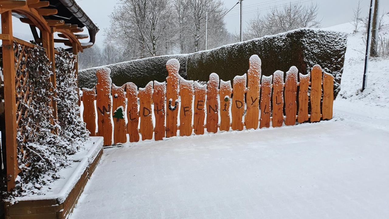Appartamento Waldhufenidyll Koenigswalde Im Erzgebirge Konigswalde Esterno foto