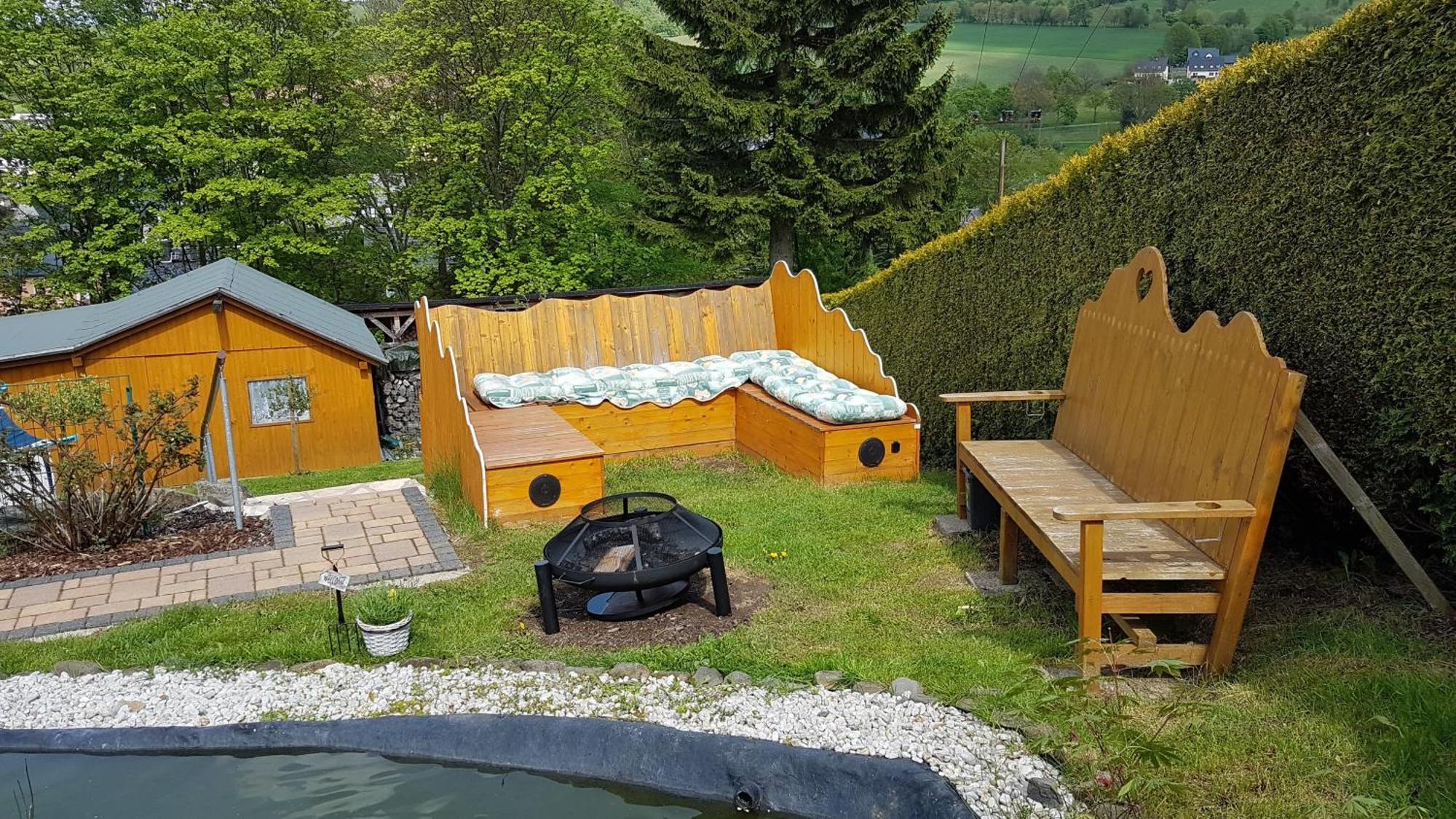 Appartamento Waldhufenidyll Koenigswalde Im Erzgebirge Konigswalde Esterno foto